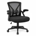 Silla de Oficina Ergonómica con Reposabrazos Abatibles y Soporte Lumbar Dinámico