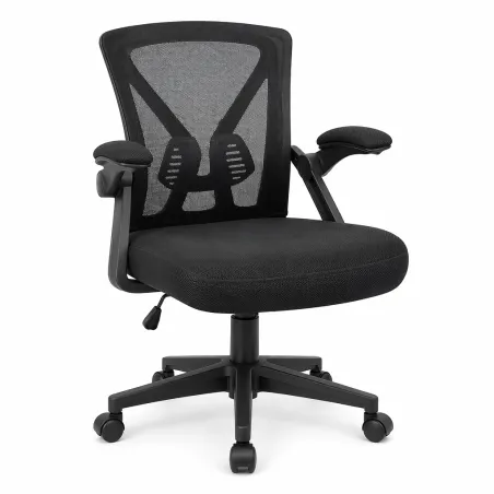 Silla de Oficina Ergonómica con Reposabrazos Abatibles y Soporte Lumbar Dinámico