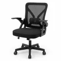 Silla de Escritorio Ergonómica Minimalista con Brazos Abatibles y Malla Premium