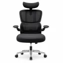 Silla de Oficina Ergonómica de Malla Transpirable con Soporte Lumbar Ajustable