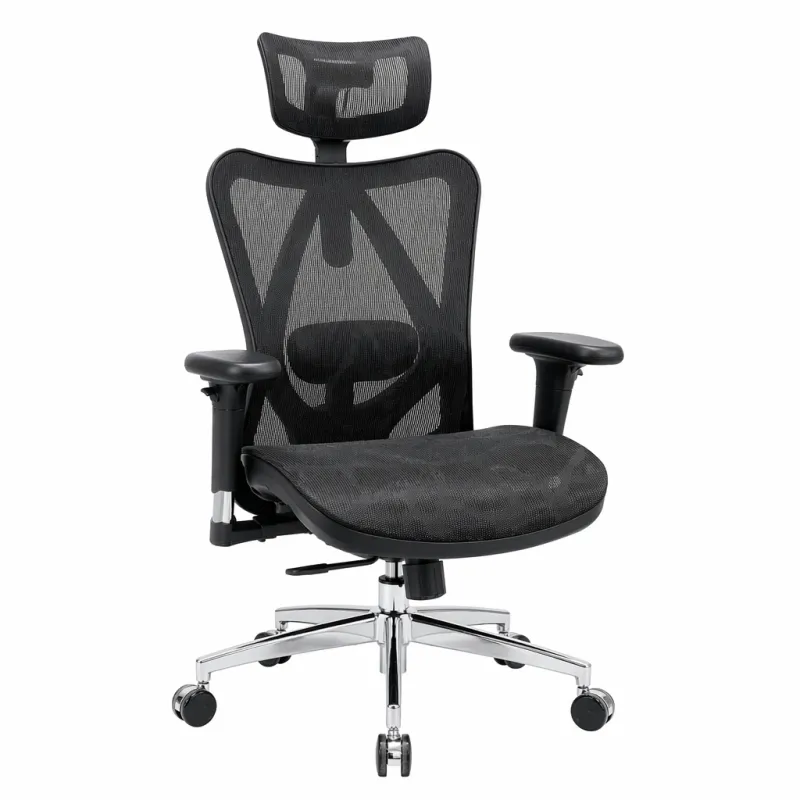 Silla de Oficina Ergonómica de Malla Transpirable Sihoo con Soporte Lumbar Dinámico