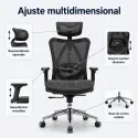 Silla de Oficina Ergonómica de Malla Transpirable Sihoo con Soporte Lumbar Dinámico
