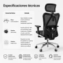 Silla de Oficina Ergonómica de Malla Transpirable Sihoo con Soporte Lumbar Dinámico