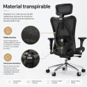 Silla de Oficina Ergonómica de Malla Transpirable Sihoo con Soporte Lumbar Dinámico