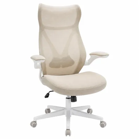 Silla de Oficina Ergonómica Minimalista Nórdica con Soporte Lumbar en Y