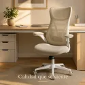Silla de Oficina Ergonómica Minimalista Nórdica con Soporte Lumbar en Y