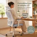 Silla de Escritorio Ergonómica con Respaldo de Malla y Cabecero Ajustable