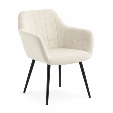 Silla de Comedor Nórdica Ergonómica en Terciopelo Premium