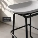 Taburete Alto de Cocina Minimalista y Ergonómico - Modelo Nordic Matte