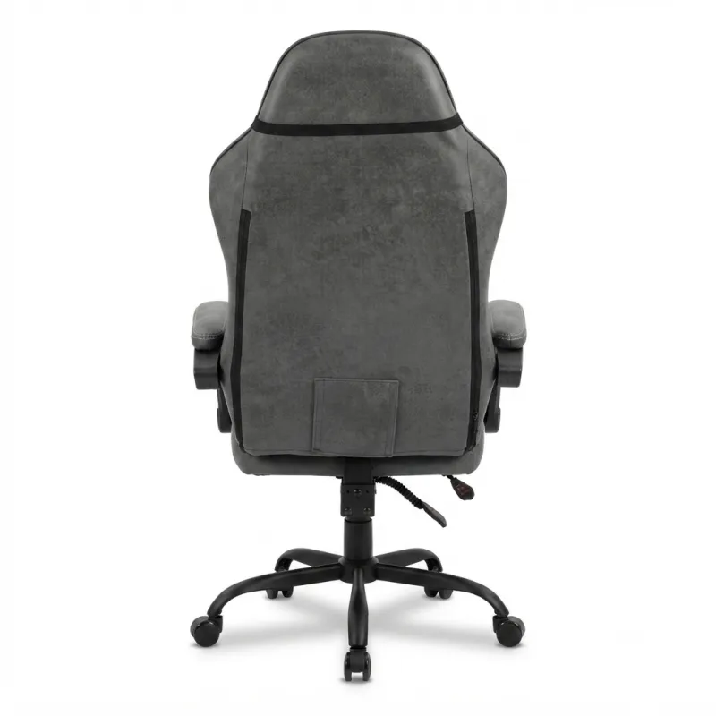 Silla Gaming Ergonómica Reclinable con Reposapiés Extensible y Cojines Premium PZDO