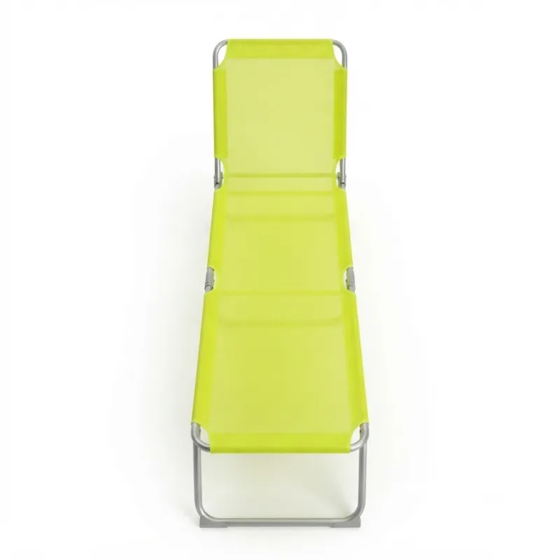 Tumbona de Playa Plegable y Reclinable con Asas de Transporte