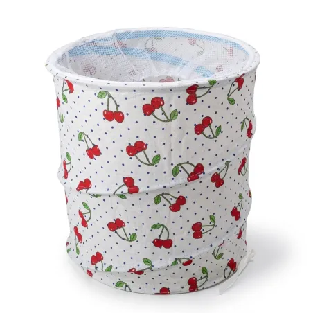 Cubo Guardarropa Plegable Allpercom con Malla de Cierre 35x42cm