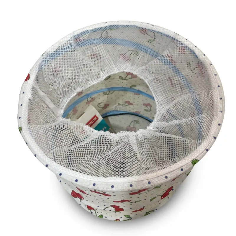 Cubo Guardarropa Plegable Allpercom con Malla de Cierre 35x42cm