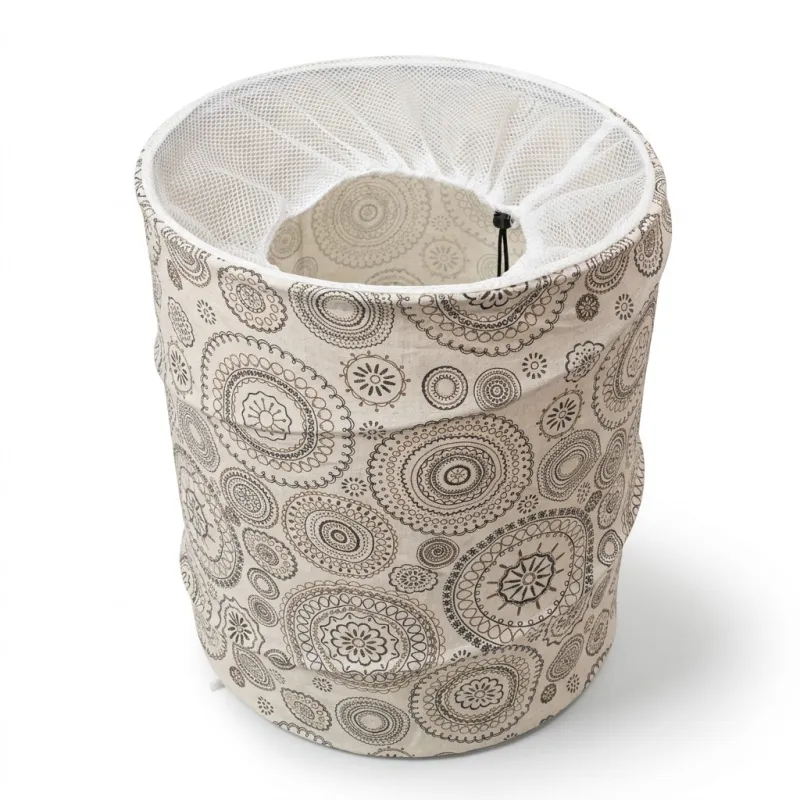Cesta de Lavandería Plegable con Diseño Étnico Mandala  40x50cm