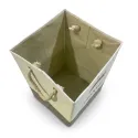 Cesta de Lavandería Plegable con Tapa y Asas de Cuerda HOME 58L
