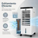 Climatizador Evaporativo Aire Acondicionado Portátil 65W con Mando y Panel Táctil ExtraHouse CF1205BR