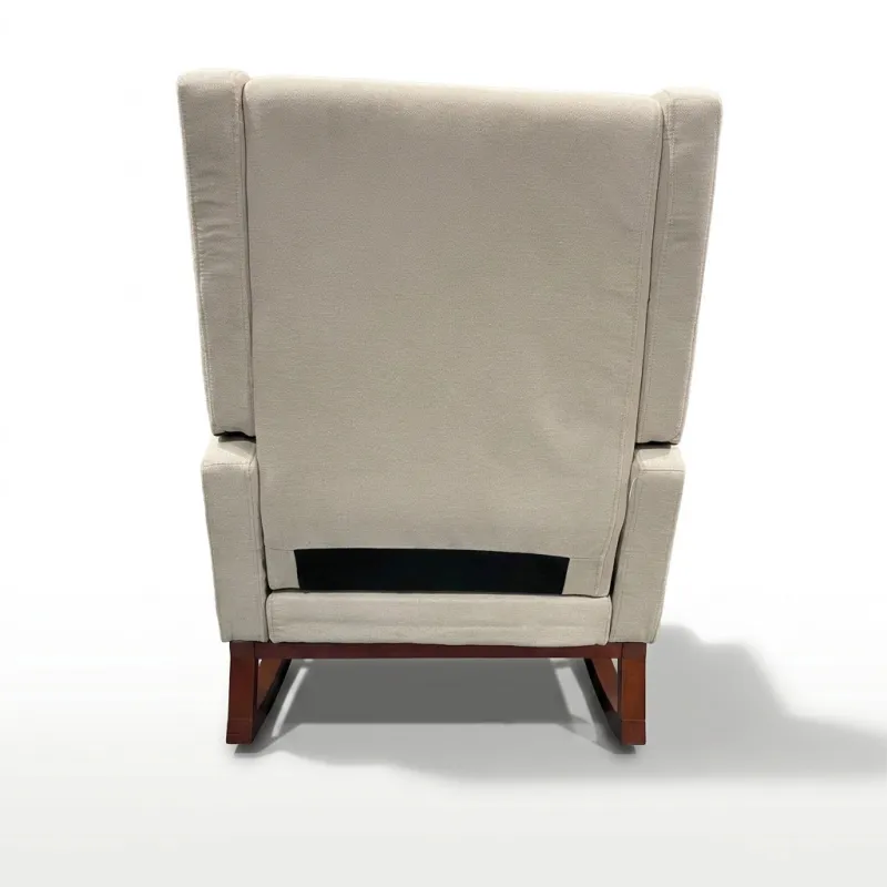 Sillón Mecedora de Lactancia Ergonómico y Reclinable con Reposapiés Integrado RK202